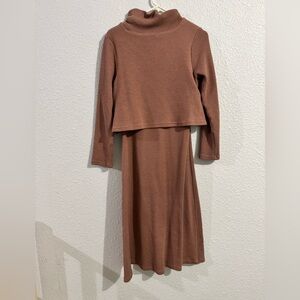 Dainty Jewells Mauve Long Sleeve Dress